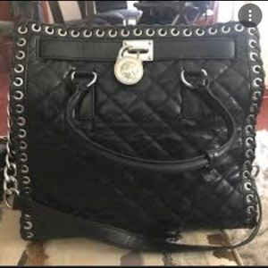 Authentic Michael Kors quilted Hamilton bag